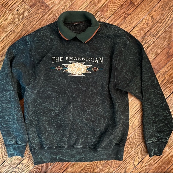 Vintage Early Man Images Brand .. The Phoenician golfing sweatshirt..size XL - Picture 4 of 4